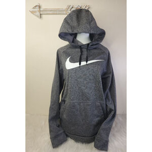 Women's Medium Nike Heathered Gray Therma-FIT Hoodie
